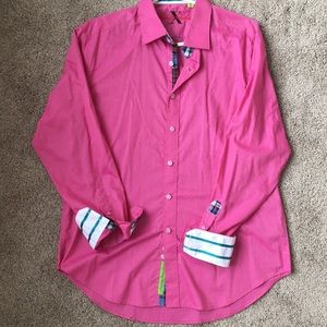 like NEW Robert Graham pink men’s dress shirt
